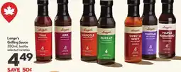 Longo's Grilling Sauce offer