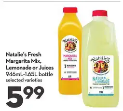 Longo's Fresh Margarita Mix, Lemonade or Juices offer