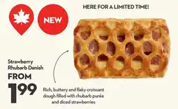 Longo's Strawberry Rhubarb Danish offer