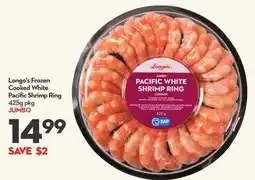 Longo's Longo's Frozen Cooked White Pacific Shrimp Ring offer