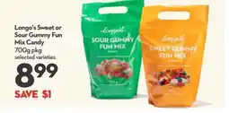 Longo's Sweet or Sour Gummy Fun Mix Candy offer