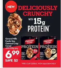 Longo's Family Size Oatmeal Crisp Cereal WITH 15g PROTEIN offer