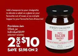 Longo's Provisions Jam offer