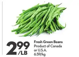 Longo's Fresh Green Beans offer
