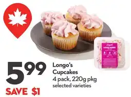 Longo's Cupcakes offer