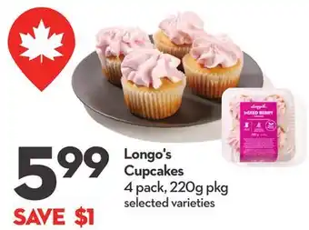 Longo's Cupcakes offer