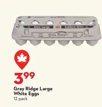 Longo's Large White Eggs offer