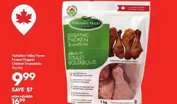 Longo's Yorkshire Valley Farms Frozen Organic Chicken Drumsticks offer