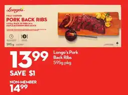 Longo's Longo's Pork Back Ribs offer
