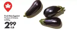 Longo's Fresh Baby Eggplant offer