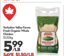 Longo's Fresh Organic Whole Chicken offer