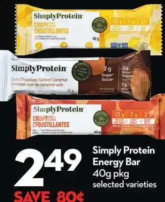 Longo's Simply Protein Energy Bar offer