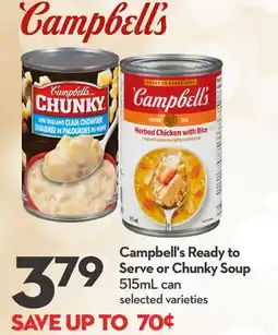 Longo's Ready to Serve or Chunky Soup offer