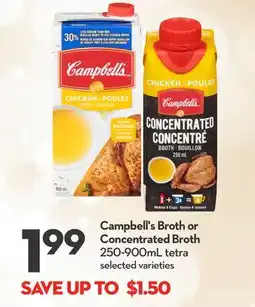 Longo's Campbell's Broth or Concentrated Broth offer