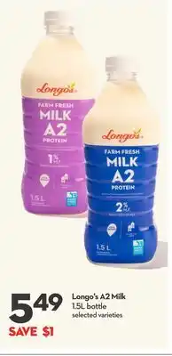Longo's A2 Milk offer
