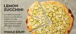 Longo's LEMON ZUCCHINI WHOLE offer