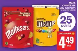 Food Basics MARS CHOCOLATE CANDY POUCHES offer