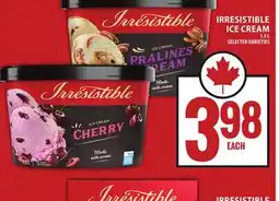 Food Basics IRRESISTIBLE ICE CREAM offer