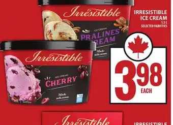 Food Basics IRRESISTIBLE ICE CREAM offer