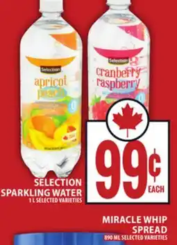 Food Basics SELECTION SPARKLING WATER offer