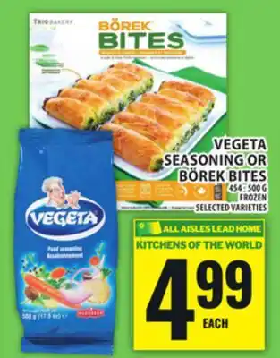 Food Basics VEGETA SEASONING OR BÖREK BITES offer