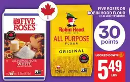 Food Basics FIVE ROSES OR ROBIN HOOD FLOUR offer