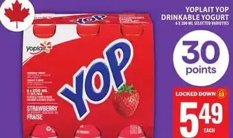 Food Basics YOPLAIT YOP DRINKABLE YOGURT offer