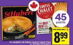 Food Basics ST-HUBERT OR SWISS CHALET MEAT PIES offer