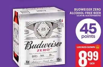 Food Basics BUDWEISER ZERO ALCOHOL-FREE BEER offer