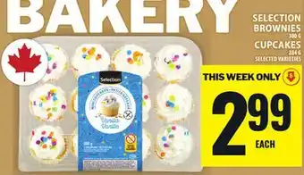 Food Basics SELECTION BROWNIES OR CUPCAKES offer