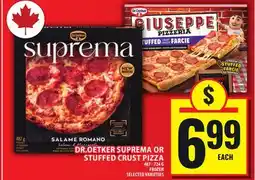 Food Basics DR.OETKER SUPREMA OR STUFFED CRUST PIZZA offer