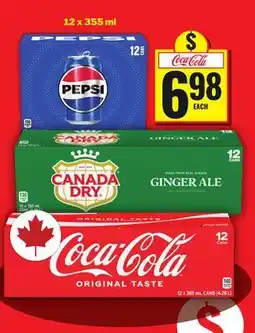 Food Basics PEPSI OR CANADA DRY OR COCA-COLA offer