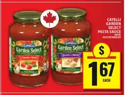 Food Basics CATELLI GARDEN SELECT PASTA SAUCE offer