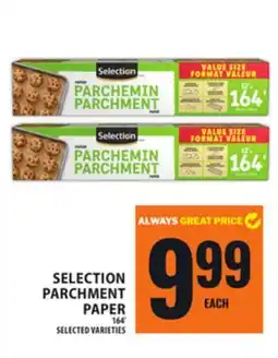 Food Basics SELECTION PARCHMENT PAPER offer