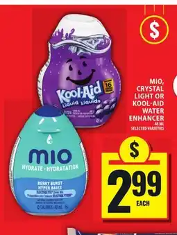 Food Basics MIO, CRYSTAL LIGHT OR KOOL-AID WATER ENHANCER offer