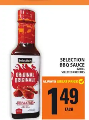 Food Basics SELECTION BBQ SAUCE offer