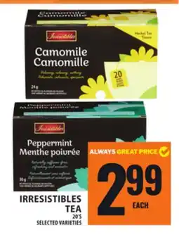 Food Basics IRRESISTIBLES TEA offer