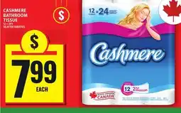 Food Basics CASHMERE BATHROOM TISSUE offer