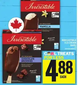 Food Basics IRRESISTIBLE ICE CREAM BARS offer