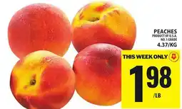 Food Basics PEACHES offer