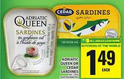 Food Basics ADRIATIC QUEEN OR CEDAR SARDINES offer