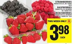 Food Basics STRAWBERRIES OR RASPBERRIES OR BLACKBERRIES offer