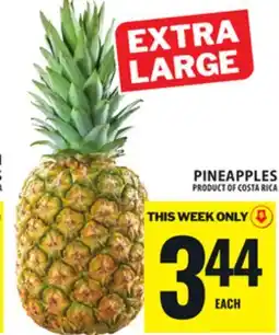 Food Basics PINEAPPLES offer