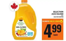 Food Basics SELECTION JUICE BLEND offer