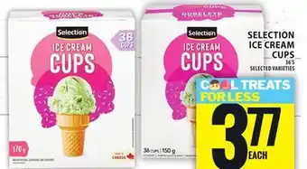 Food Basics SELECTION ICE CREAM CUPS offer