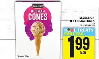 Food Basics SELECTION ICE CREAM CONES offer