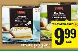 Food Basics IRRESISTIBLES CREAM PIE offer