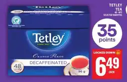 Food Basics TETLEY TEA offer
