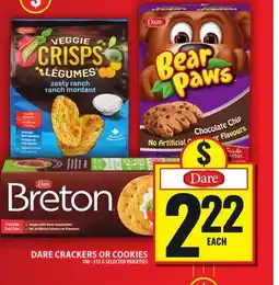 Food Basics DARE CRACKERS OR COOKIES offer