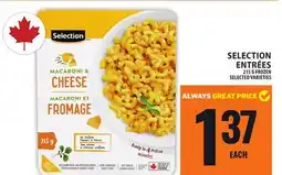 Food Basics SELECTION ENTRÉES offer